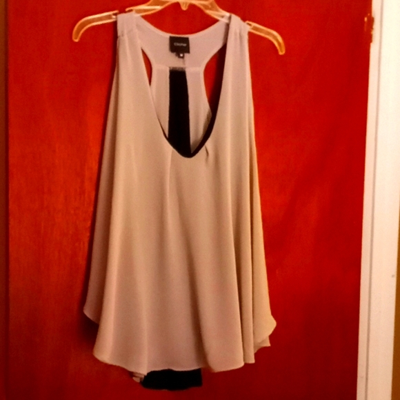 Cliche' Tops - Women's Flowy Dressy Tank Top Blouse Size M